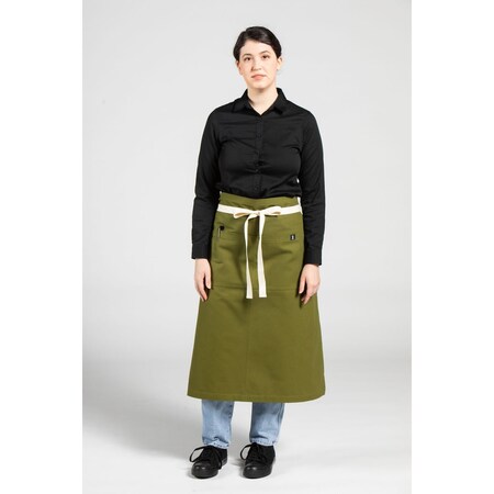 Uncommon Threads Marvel Bistro Moss Green Cnvs W/Nat Web 3119-C4W4